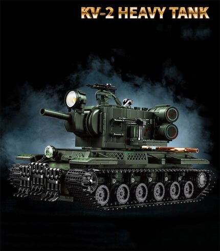 12GO 98003 KV-2 HEAVY RC TANK Brick Model
