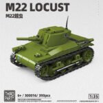 M22 LOCUST Tank Building Block Model
