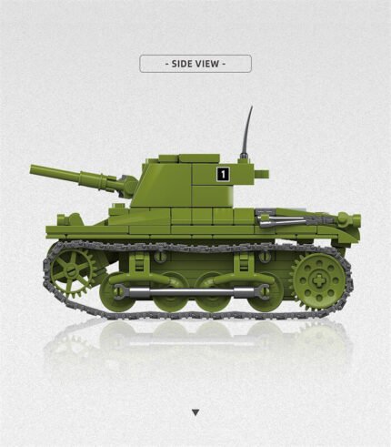 M22 LOCUST Tank Building Block Model