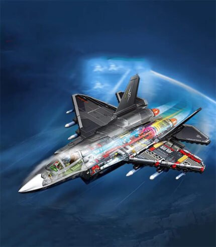 J-35 Fighter Aircraft Building Block Model