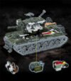 12GO 98003 KV-2 HEAVY RC TANK Brick Model