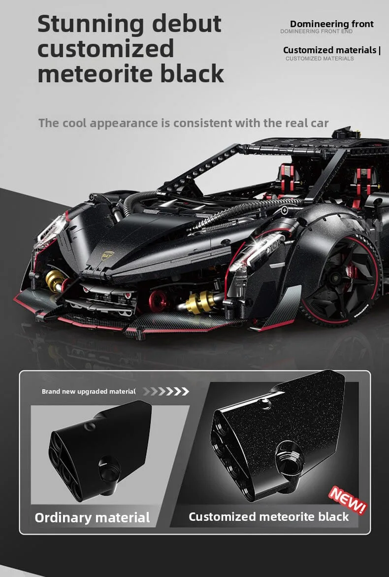 GULY 10639 Lamborghini Venom Supercar Building Blocks 4 GULY 10639 Lamborghini Venom Supercar Building Blocks