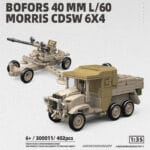 Quan Guan 300011 BOFORS 40MM L/60 Anti-aircraft Gun，MORRIS Gun Tractor