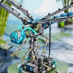 MJ 13086 Mechanical Dragonfly - with movable wings