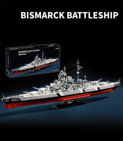 12GO 98005 Bismarck Class Battleship Navy Building Blocks toy
