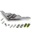 B2 bomber building block model military aircraft building block toy