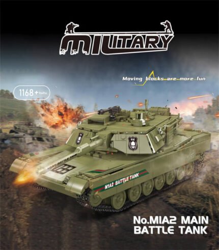 M1A2 RC Tank Building Block Toy