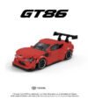 GT86 racing car building block toy