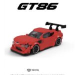 GT86 racing car building block toy