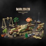 Sd.Kfz.251/20 half-track armored vehicle bricks toy