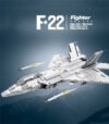 Reobrix 33020 F-22 Raptor Fighter building block model, military fighter building block set