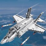 F35 fighter jet bricks toys, military aircraft building block toys