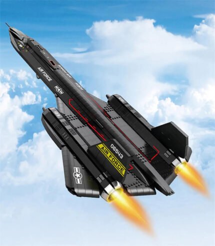 Reobrix 33041 SR-71 Blackbird bricks toy, airplane building block toy