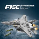 F15E fighter-bomber building block set