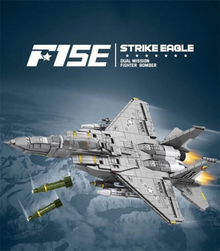 ReoBrix 33034 F15E Fighter Bomber Building Block Set