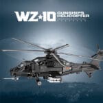 WZ-10 attack helicopter building block set