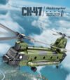 Reobrix 33031 CH-47 Transport Helicopter Chinook Building Block Toy