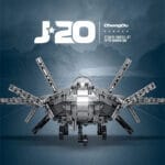 J-20 Stealth Fighter Building Block Set | Army building block toys