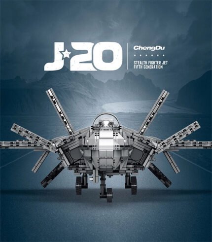 J-20 Stealth Fighter Building Block Set
