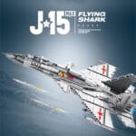 J15 Flying Shark fighter building block set