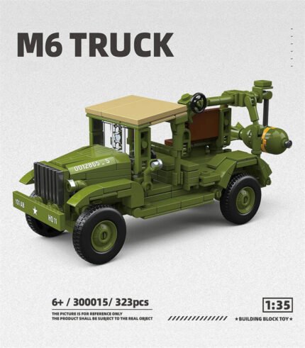 Quan Guan 300015 US Army M6 TRUCK building block toy