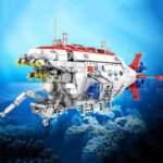 Shark deep sea manned submersible building block toys