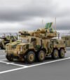 12GO 96010 Remote Control E Type Anti-Aircraft Vehicle