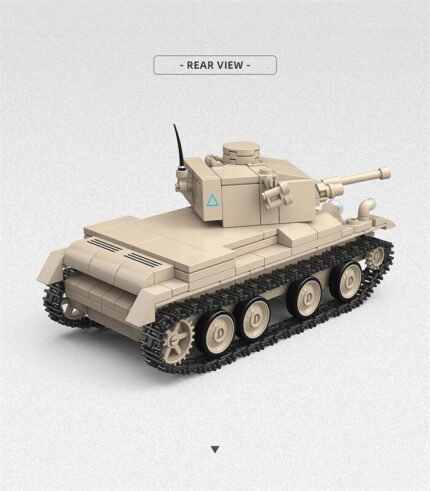 British Army A13 MK I tank building block toy