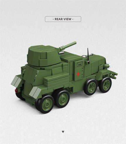 BA10 Armored Vehicle 1:35 Building Block Toy