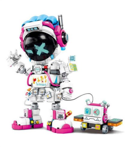Sembo 203401 Star Astronaut,Astronaut Building Block Toy