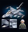 F-16C Falcon Fighter Aircraft Building Block Toy