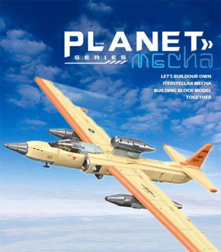 U-2 reconnaissance aircraft military building block model