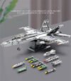 Reobrix 33022 F18 Hornet Fighter building block model, fighter jet building block toy set