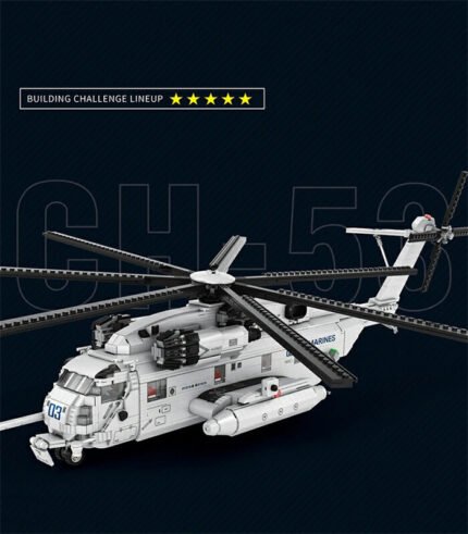 Reobrix 33037 CH-53 Transport Helicopter Building Block Toy