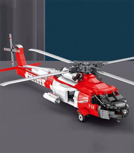 ReoBrix 33026 HH-60J Guard Search And Rescue Aircraft Building Block Toy