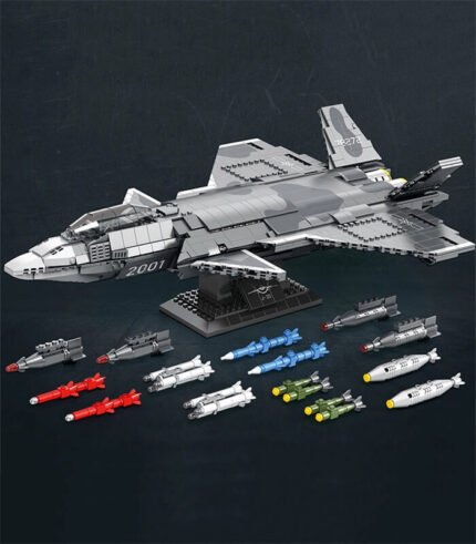 J-20 Stealth Fighter Building Block Set