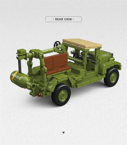 Quan Guan 300015 US Army M6 TRUCK building block toy