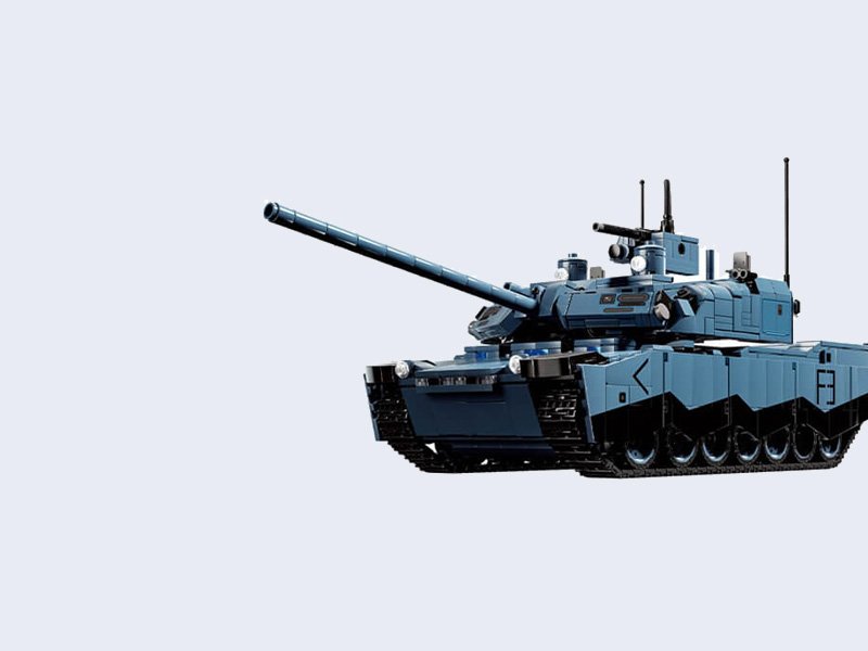 ABRAMS X Main Battle Tank Building Block Model