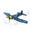 F4U Corsair fighter bricks toy