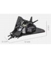 F-117A Nighthawk bricks toy, fighter jet building blocks toy