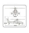 WZ-10 attack helicopter building block set