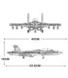 Reobrix 33028 J-15 Fighter Building Block Toy | Toysark Fighter Building Block Set