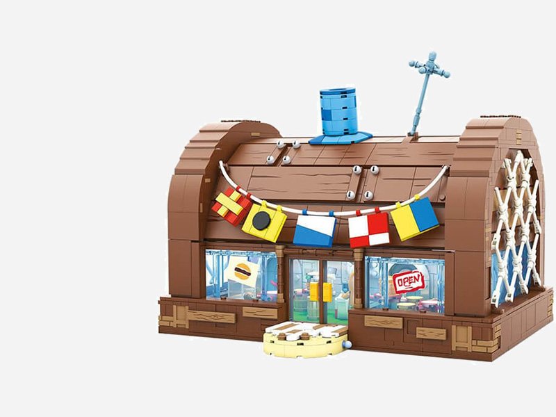 SpongeBob SquarePants Krusty Krab Restaurant Bricks
