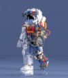 JK9106 Dawn Project Astronaut Building Block Toy