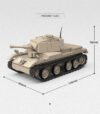 British Army A13 MK I tank building block toy
