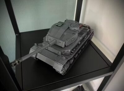 12GO 97008 German WWII Tiger Heavy Tank (Gray Version)