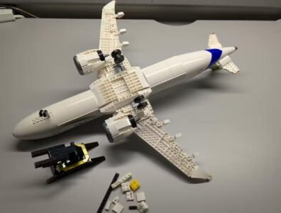 An-225 Transport Plane Military Aircraft Building Block Model 1:84