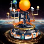 JAKI CK008 Solar System Planetarium with Light, Space Building Block Toy