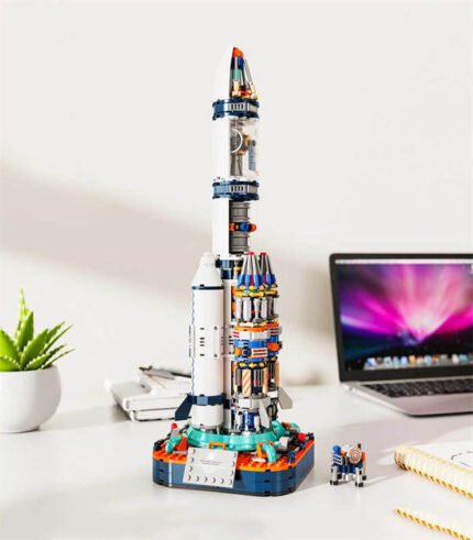 JAKI JK8501 DawnBreak Space Rocket Building Block Toy