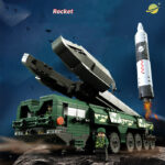Space rocket launch vehicle,aerospace building block set,educational toys